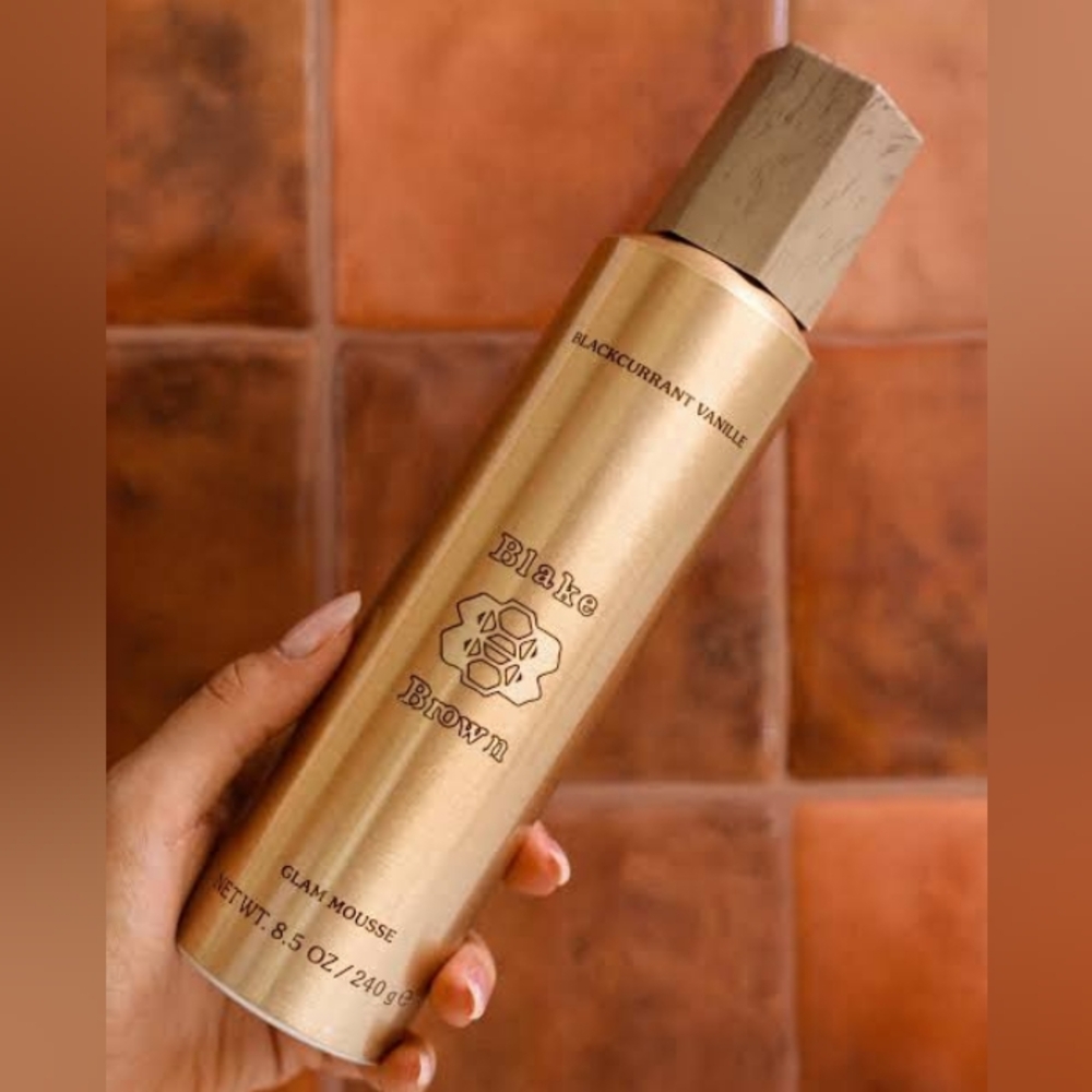 Blake Brown Blackcurrant Vanille Glam Mousse Vegan Volume Cruelty Free Curl NWT